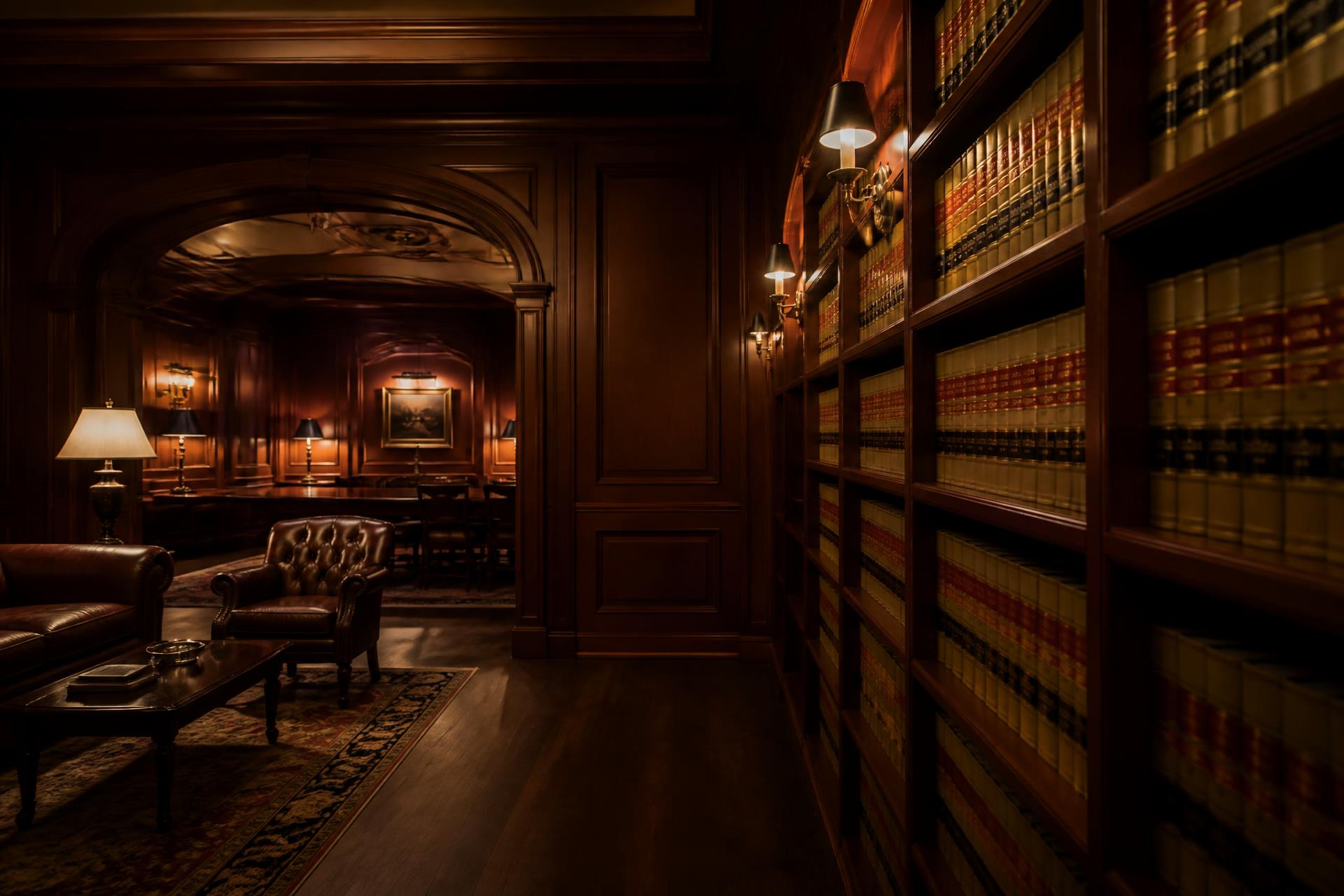 Law firm library interior